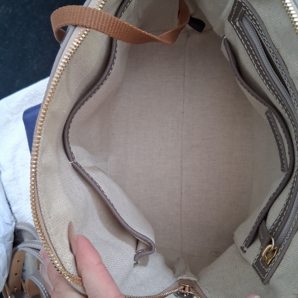 Dooney & Bourke Domed Satchel In Elephant NWT! - Picture 6 of 9